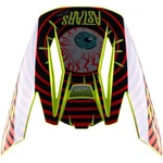 Alpinestars SM5 Visor Solar Flare Gloss Black/red/yellow 8985722-1355-OS. Fixed Price $78.51.