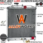 4 Row Aluminum Radiator Fits 1992-2000 Honda Civic Ek Del Sol Integra B16 B18. Fixed Price $99.00.