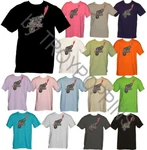 1-PINK Revolver Lethal Angel Gun Smoke Riding Wear Gear Graphic Printed T-shirt. Fixed Price $24.99.