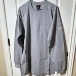 Ariat Fr Air Crew Ls T-shirt Silver Fox Heather Men's L-tall Fire Resistant. Fixed Price $60.00.