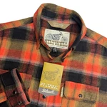 Biltwell Hitest Flannel Shirt Men's Orange Plaid Long Sleeve Moto Riding New. Fixed Price $89.95.