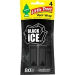 Little Trees Vent Wrap Air Freshener For Car & Home Black Ice Scented - 4 Pack!. Fixed Price $8.24.