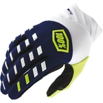 100 Percent Airmatic Motorcycle Gloves Navy Blue/white/flo Yellow. Fixed Price $32.50.