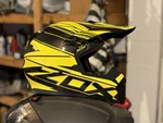 Zox Matrix Carbon Fiber Abyss Off-road Helmet Yellow Size Medium. Fixed Price $125.00.