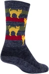 Sockguy Wool Catz Socks 6 Inch Crew Small/medium Multi-color. Fixed Price $20.61.