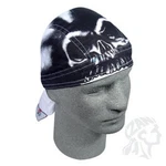 Airbrushed Black White Skull Doo Sweatband Headwrap Biker Durag Zan Headgear. Fixed Price $7.25.