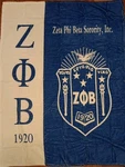 Zeta Phi Beta Sorority Beach Towel 38" X 51". Fixed Price $15.99.