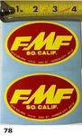 2! Fmf Oval Decal Sticker Vintage Rm Yz Kx Cr Rc 125 250 360 400 500 Vmx Works. Fixed Price $12.87.