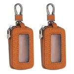 Harfington 2PCS Car Key Fob Cover Case Leather Universal Smart Brown. Fixed Price $26.61.