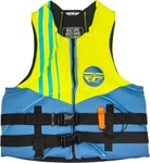 Fly Neoprene Flotation Vest Blue/hi-vis/teal Lg. Fixed Price $129.00.