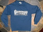 Vtg Gameness Comp. Gear Blue Long Sleeve Graphic Pullover T-shirt Small Usa Made. Fixed Price $11.04.