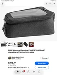 Bmw Oem Magnetic Tank Bag. Fixed Price $175.00.