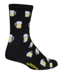 Socks - Sockguy Pints Beer Black S/m 6" Sgx Cycling/running New. Fixed Price $15.95.
