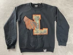 Leaders 1354 Never Follow Cotton Sweatshirt Black Men Winged Camo Usa Made. Fixed Price $49.99.