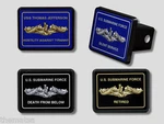 Submarine Silent Service Navy Personalized Dolphin Trailer Hitch Cover Usa Made. Fixed Price $89.99.