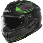 Shoei Gt-air 3 Mike Full Face Helmet Black/charcoal/green Dot. Fixed Price $879.99.