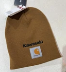 Kawasaki Carhartt Beanie K005-4534-BRNS. Fixed Price $45.00.