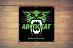 Arctic Cat Snowmobile 5'X5' Vinyl Banner Garage Display Graphic. Fixed Price $98.00.