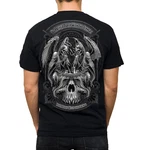 Lethal Threat Rather Party With Sinners Saints Skeleton Devil Mens Biker Shirt. Fixed Price $22.99.