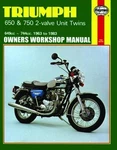 Haynes Triumph 650, 750 Unit Twins Manual M122. Fixed Price $46.99.