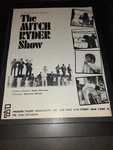 The Mitch Ryder Show Rare Original 1968 Promo Ad Framed!. Fixed Price $65.80.