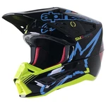 Alpinestars SM5 Action Helmet Black Cyan Yellow Medium. Fixed Price $279.95.