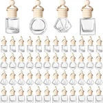 100 Pcs Oil Air Freshener Diffuser With Wooden Cap Empty Essential Clear. Fixed Price $58.12.