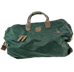 Brics Cargo Duffle Bag 22IN Travel Nylon Leather Handles Strap Military Green. Fixed Price $127.76.