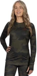 Fxr Atmosphere Womens Base Layer Long Sleeve Top Army Camo/merlot Sm. Fixed Price $38.68.