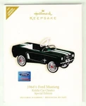 2007 Hallmark Ornament 1964 1/2 Mustang Kiddie Car Classic Green * Free Ship!. Fixed Price $36.00.