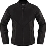 Icon Mesh Af Women's Vented Textile Moto Jacket Black. Fixed Price $185.00.