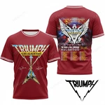 Triumph 50TH Anniversary Shirt Tour Size S-5XL Red NHF7677. Fixed Price $21.84.