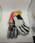 100% Leather Men's Simi Motorcycle Gloves Medium White/black. Fixed Price $24.99.