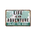 Life Is An Adventure Enjoy The Ride Street Sign Buckle Up For Nurseries. Fixed Price $36.99.