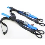 Powertye Tie-down Cam Sec Hook Soft-tye 1.5"X6' Black/blue Pair 29623-S. Fixed Price $45.79.