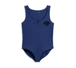 Harley-davidson Women's Bodysuit "iron Bond Henley" 96215-23VW Blue. Fixed Price $87.19.