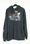 Hot Leathers Black Ghost Eagle Hoodie Size Part Number GMZ4137-3XL. Fixed Price $45.00.