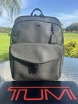 Tumi Sinclair Hanne Earl Gray Backpack 79491EG W Leather Straps 2. Fixed Price $499.99.