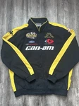 Black/yellow Can-am Ford Kappa Racing Jacket. Fixed Price $129.00.