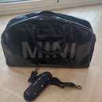 Bmw Mini Cooper Black Patent Logo Duffle Gym Bag Holdall Sports Travel Car. Fixed Price $87.46.