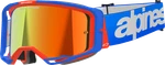 Alpinestars Goggles Vision 8 Wordmark Blue/orange With Red Mirror Lens. Fixed Price $85.90.