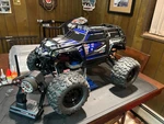 Traxxas Summit 1/10 Scale 4WD Blue Crawler Monster Truck. Fixed Price $550.00.