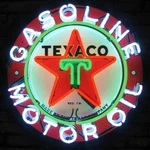 Neonetics 5TXOIL Texaco Fire Motor Banner 24 Inches Sign. Fixed Price $419.99.