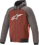 Alpinestars Mens Chrome Sport Street Motorcycle Hoodie - Gray/burgundy Small. Fixed Price $117.63.