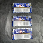 (lot Of 3) Rayovac Ultra Pro 1.5V Aaa Alkaline Battery - 24 Batteries Total R7C. Fixed Price $11.99.