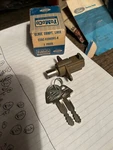 1965 Ford Custom Galaxie 500 Xl Ltd Nos Glove Box Compartment Door Lock Assembly. Fixed Price $65.00.