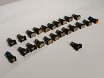 Lot Of 23 Eao And Rafi Illuminated Push Button Switches 12V & 60V, As Shown. Fixed Price $149.99.