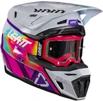 Leatt 8.5 Mx Offroad Helmet Kit W/velocity 5.5 Goggles Pinata Teal. Fixed Price $384.30.