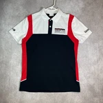 Porsche Drivers Selection Polo Shirt Mens Medium Red Motorsport Portugal Made. Fixed Price $24.88.