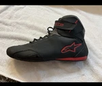 Alpinestars Men's Sektor Vented Street Motorcycle Shoe, Black/red, Size 11.5. Fixed Price $120.00.